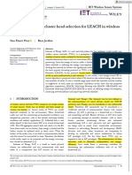 IET 2021 - A New Energy Aware Cluster Head Selection For LEACH in Wireless Sensor Networks