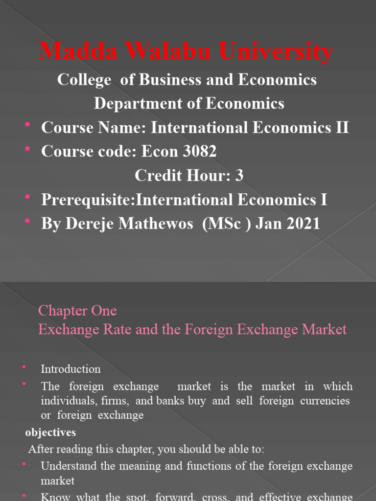 Inter - CH - 1 (1) (Read-Only) | PDF | Exchange Rate | Foreign Exchange ...