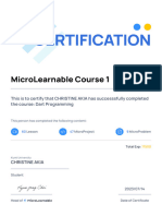 MicroLearnable Certification