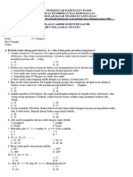 Soal Matematika Kelas 4 Kurikulum Merdeka Pas