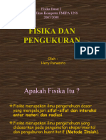 F101 FISIKA Pengukuran