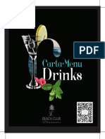 Carta Beach Cocktail Noche 2023