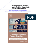 Chemical Engineering Process Simulation 1St Edition Nishanth G Chemmangattuvalappil full chapter