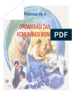 4. Organisasi dan Komunikasi Bisnis (1)