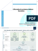 Finanzas Cuantitativas I. Mercados de Acciones