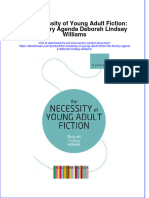 The Necessity Of Young Adult Fiction The Literary Agenda Deborah Lindsay Williams  ebook full chapter