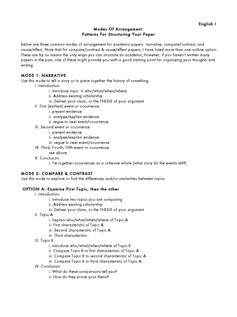 Academic Paper Structuring Guide | PDF | Thesis | Narrative