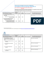 Multisectoral Accountability Framework TB Tuberculosis Checklist