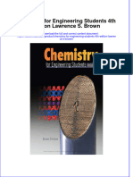 Chemistry For Engineering Students 4Th Edition Lawrence S Brown Full Chapter