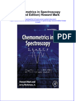 Chemometrics in Spectroscopy Second Edition Howard Mark Full Chapter