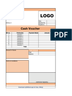 Cash Voucher Format Excel