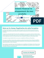 P2 M4 Comment Financer Le Developpement de Mes Produits