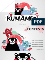 Super Meng Cute Bear Theme Kumamoto PPT Templates