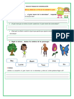 Día 20 Nov Ficha Comunic Leemos Un Cuento Sobre El Derecho A Vivir en Un Ambiente Sano