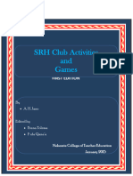 SRHE Club Activities 2015
