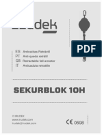 Manual Sekurblok H10