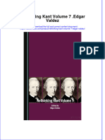Rethinking Kant Volume 7 Edgar Valdez Full Download Chapter