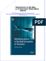 Rethinking Horror in The New Economies of Television Stella Marie Gaynor Full Download Chapter