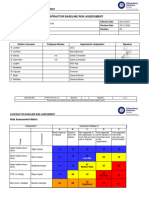 PPM-FRM-GEN-079 Contractor Baseline Risk Assessment