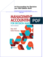 Management Accounting For Decision Makers 10Th Edition Atrill Download PDF Chapter