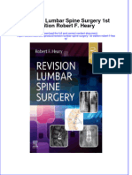 Revision Lumbar Spine Surgery 1St Edition Robert F Heary Full Download Chapter