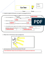 CORRECCIÓN - Guía 1 - La Luz 3° - CN