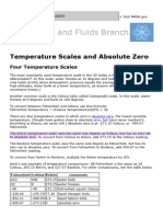 Temperature Scales