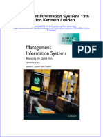 Management Information Systems 13Th Edition Kenneth Laudon Download PDF Chapter