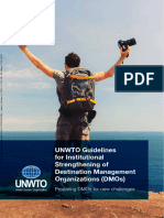 2019 Unwto Guidelines For Institutional Strengthening of Destination Management Organizations (Dmos) Preparing Dmos For