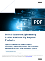 Federal Government Cybersecurity Incident and Vulnerability Response Playbooks 508C