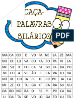 CAÇA-PALAVRAS SILÁBICO
