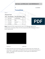 Transmission, Transfer Gears, and Differential - Install (RENR3366-07)