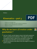 AS - Physics 1 - Module 7 - Motion Under Gravity