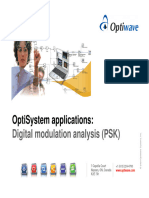 OptiSystem Applications Electrical Digitial Mod PSK
