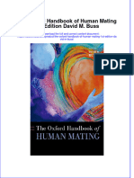 The Oxford Handbook Of Human Mating 1St Edition David M Buss  ebook full chapter