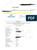 Your Official Receipt For Booking No. OWIM3B PDF