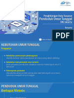 Pemanfaatan Data Umur Tunggal