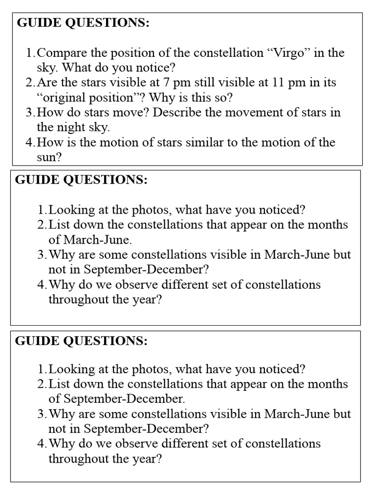 Guide Questions | PDF