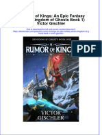 A Rumor of Kings An Epic Fantasy Series Kingdom of Ghosts Book 1 Victor Gischler Full Chapter