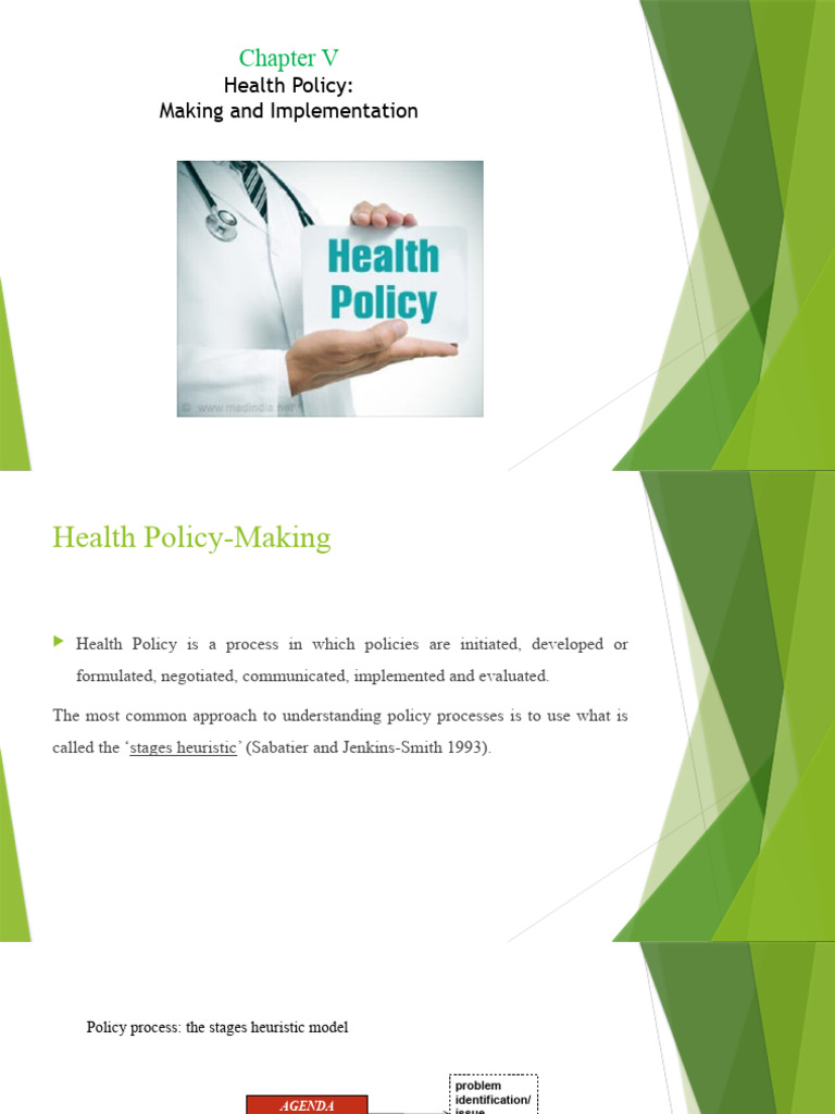 Health Policy-Making Process Explained | PDF | Policy | Theory