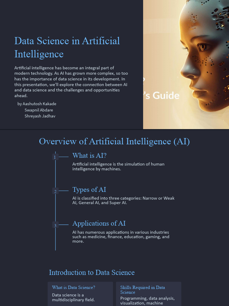 Data Science's Role in AI Development | PDF | Artificial Intelligence ...
