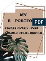 E PORTFOLIO- JOSE, SYDNEY C.