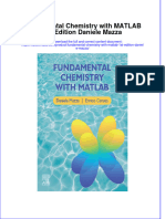 Fundamental Chemistry With Matlab 1St Edition Daniele Mazza Full Chapter