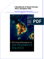 The Oxford Handbook Of South Korean Politics Jeonghun Han  ebook full chapter