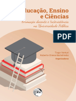 Educação, Ensino e Ciências - Formação Docente e [Re]Existência Na Universidade