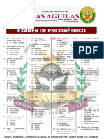 Examen Psicometrico Marzo