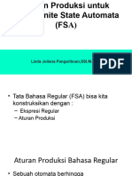 Aturan Produksi Untuk Suatu FSA