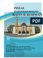 Proposal Masjid Baitur Rohman Untuk Bupati Jombang