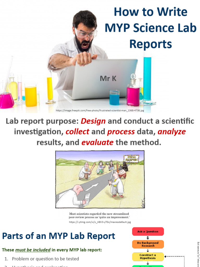 Copy of How to Write MYP Science Lab Reports PDF Scientific Method
