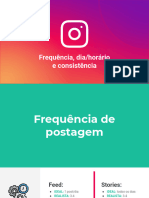 (Slides) Frequência, Dia, Horário e Consistência